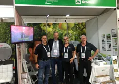 Henry Bosman from AIS Greenworks, Patrick Orbon from Grodan, and Saskia Blanch and Max Horvath from AIS Greenworks