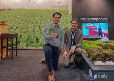 Denis Laci and Maurice Van Der Knaap with Dry Hydroponics