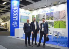 Matteo Lucchini, Vittorio Genuardi & Massimo Lucchini with Italian greenhouse supplier Lucchini.