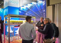 Lawrence Baynham with INDO Lighting showed their fixtures at the show.