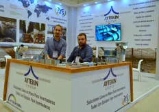 Ismet and Kasim with the Turkish company Aytekin.